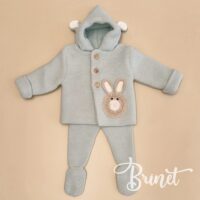 Conjunto Rabbit verde agua