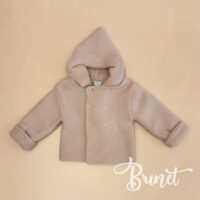 Chaquetón punto beige