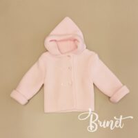 Chaquetón punto rosa